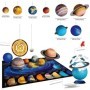 Puzzle 3D Sistemul solar 27/54/72/108 piese